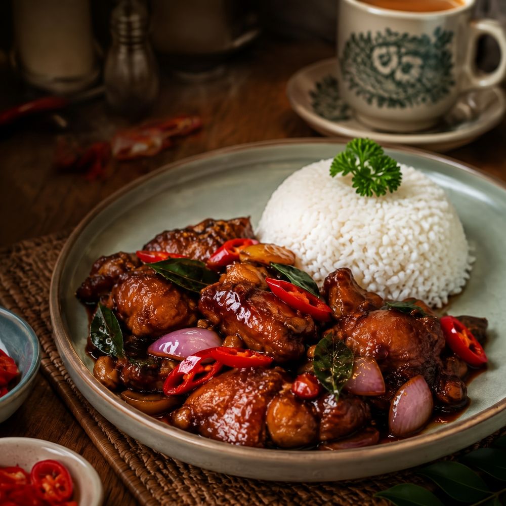 Marmite Chicken at Hooya Kopitiam