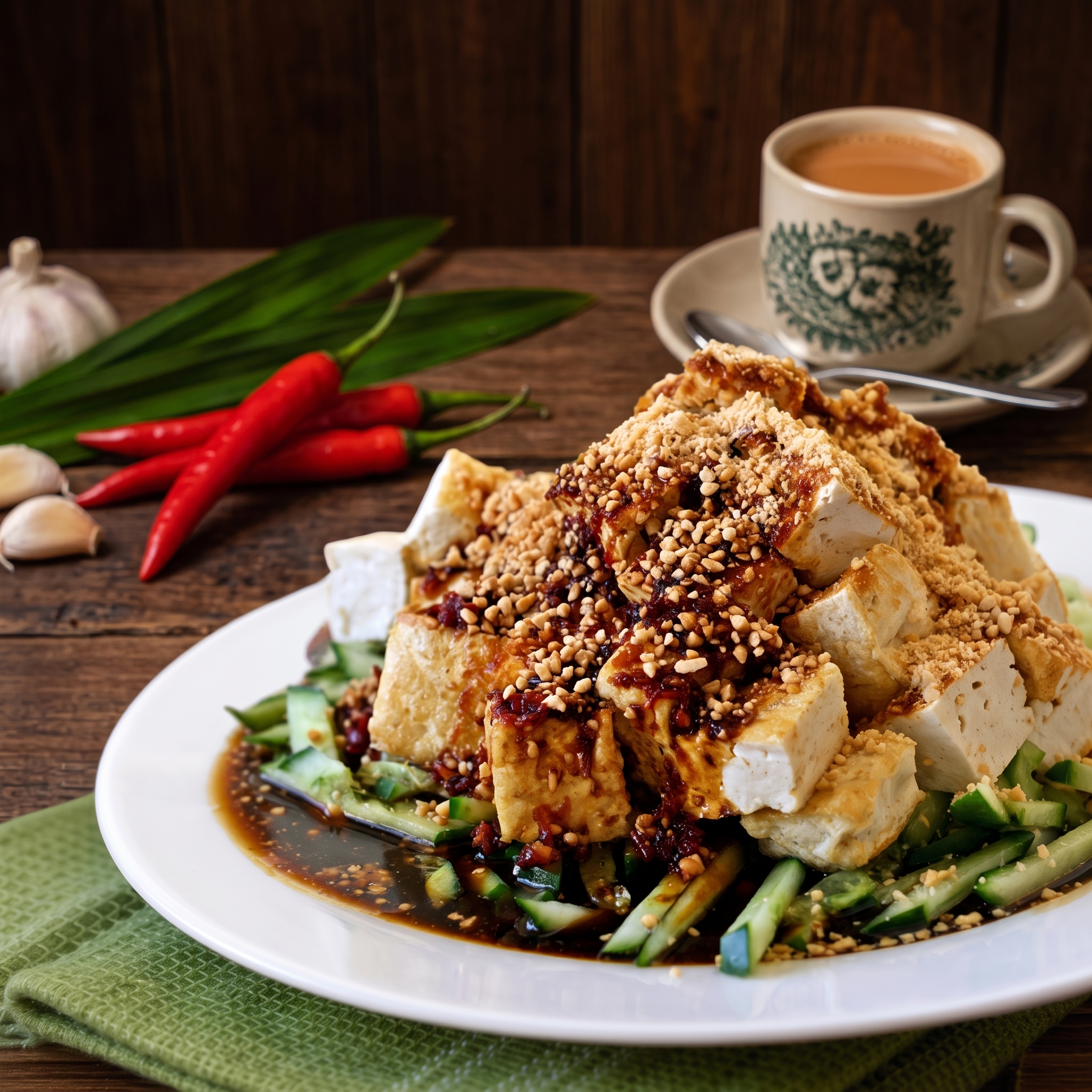 Tofu Goreng at Hooya Kopitiam